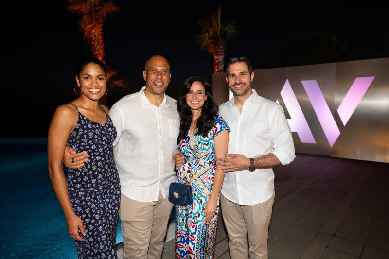 Cory Booker sa suprugom, Tonči Glavina i Tracey Allison Glavina