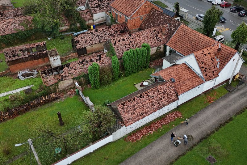 Pogled iz zraka na Bošnjake nakon razornog nevremena