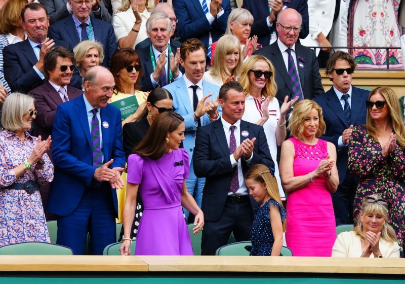 Kate Middleton, Benedict Cumberbatch i Sophie Hunter, Julia Roberts i Daniel Moder