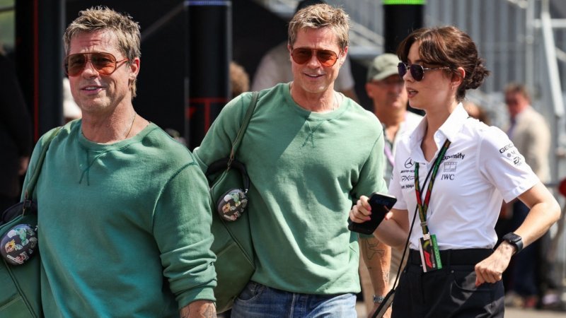 Brad Pitt na VN Mađarske