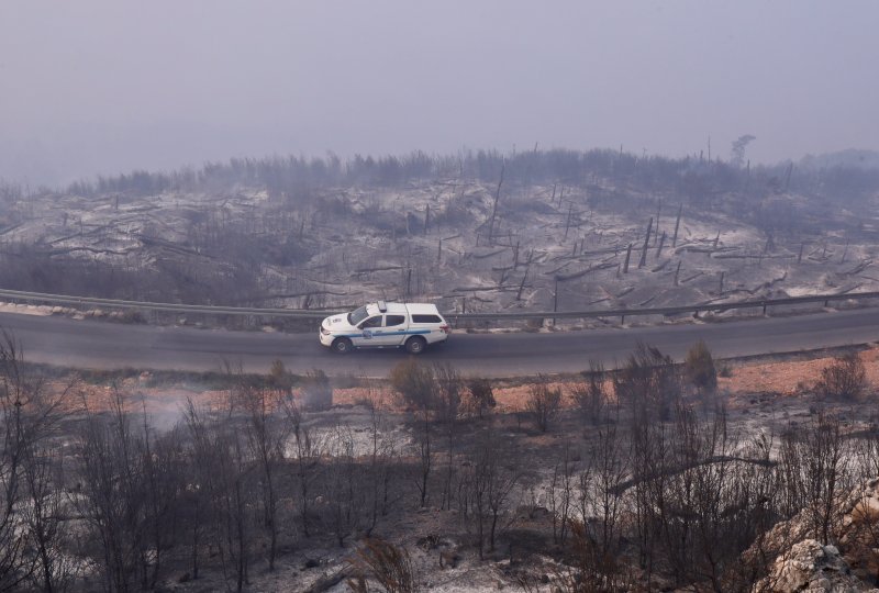 Apokaliptične fotografije uništene šume parka Biokovo