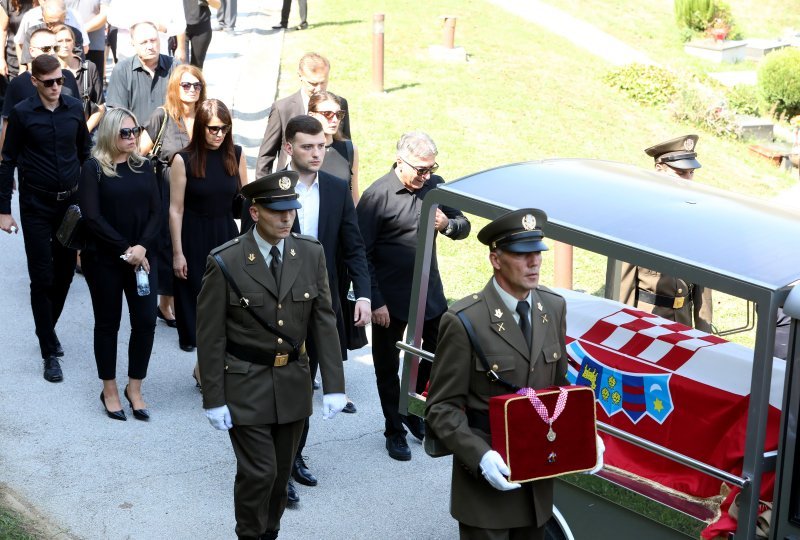 Pogreb Predraga Freda Matića na Krematoriju