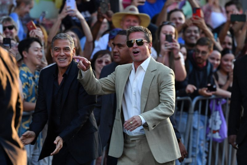 George Clooney i Brad Pitt