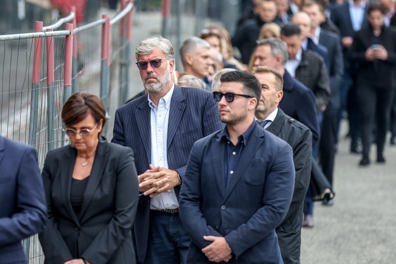 Ispraćaj Ante Ćorušića na Mirogoju