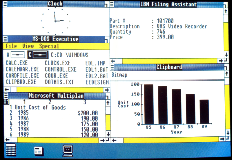 1985.: Windows 1.0