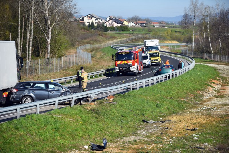 Teška prometna nesreća na državnoj cesti D1