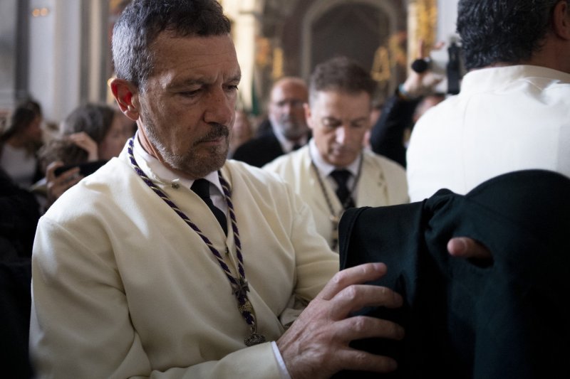 Antonio Banderas na procesciji u Malagi