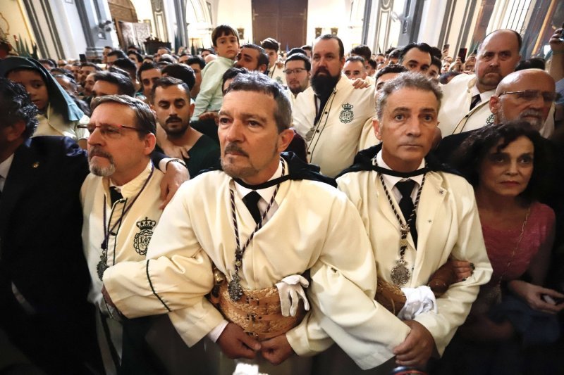 Antonio Banderas na procesciji u Malagi