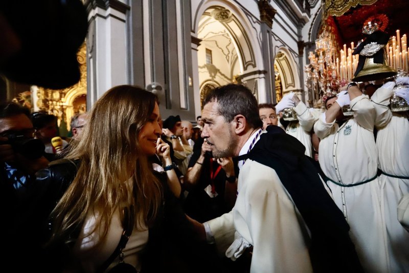 Antonio Banderas na procesciji u Malagi
