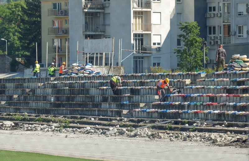 Počela rekonstrukcija stadiona u Kranjčevićevoj
