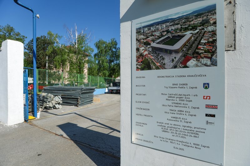 Počela rekonstrukcija stadiona u Kranjčevićevoj