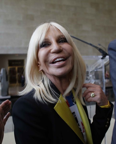 Donatella Versace, 2018.