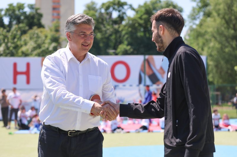 Andrej Plenković na Deflimpijskom danu