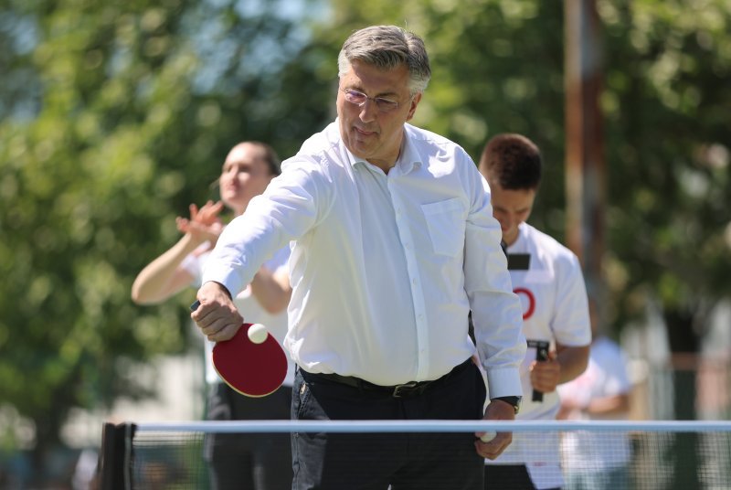 Andrej Plenković na Deflimpijskom danu