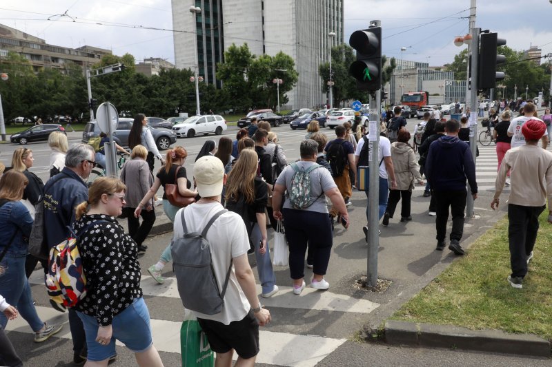 Gužva na Savskoj ulici u Zagrebu