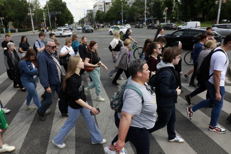 Gužva na Savskoj ulici u Zagrebu