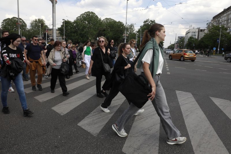 Gužva na Savskoj ulici u Zagrebu