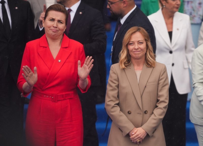 Mette Frederiksen i Georgia Meloni