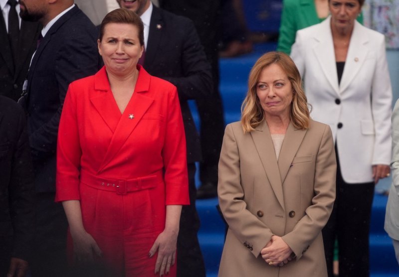 Mette Frederiksen i Georgia Meloni
