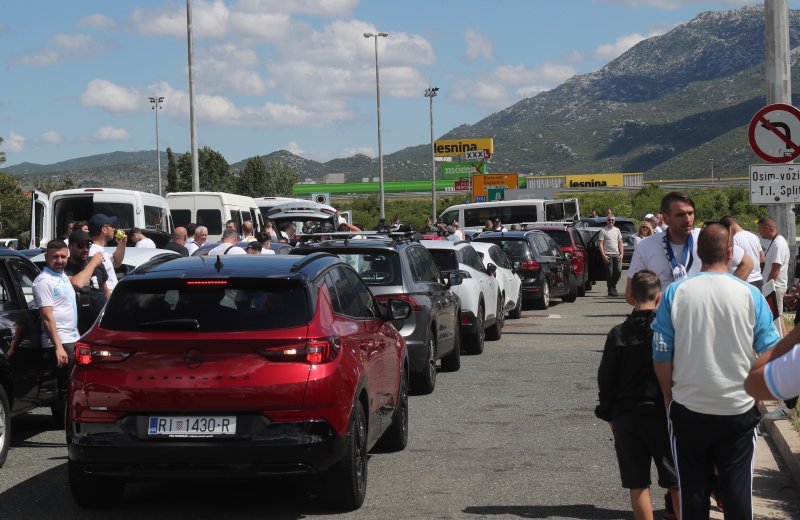Navijači kod Dugopolja