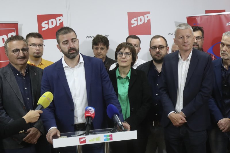 Doček izbornih rezultata u izbornom stožeru splitskog SDP-a