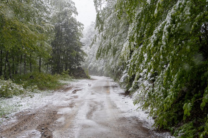 Snijeg pao u Nacionalnom parku Sjeverni Velebit