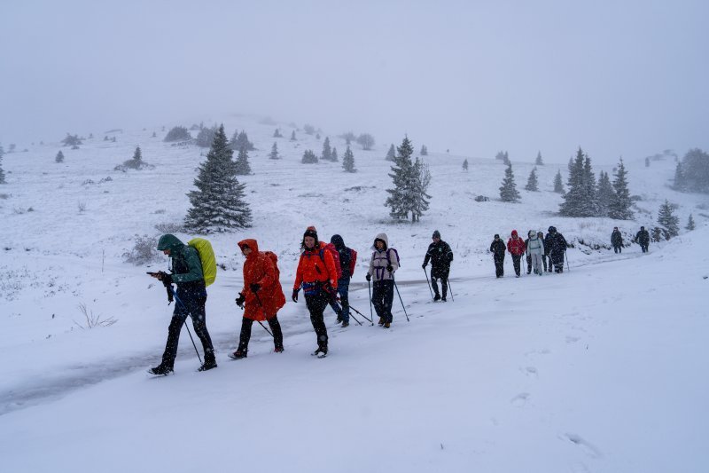 Snijeg pao u Nacionalnom parku Sjeverni Velebit