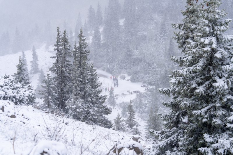 Snijeg pao u Nacionalnom parku Sjeverni Velebit