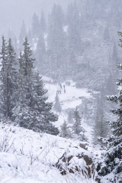 Snijeg pao u Nacionalnom parku Sjeverni Velebit