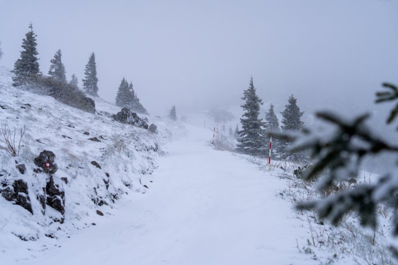 Snijeg pao u Nacionalnom parku Sjeverni Velebit
