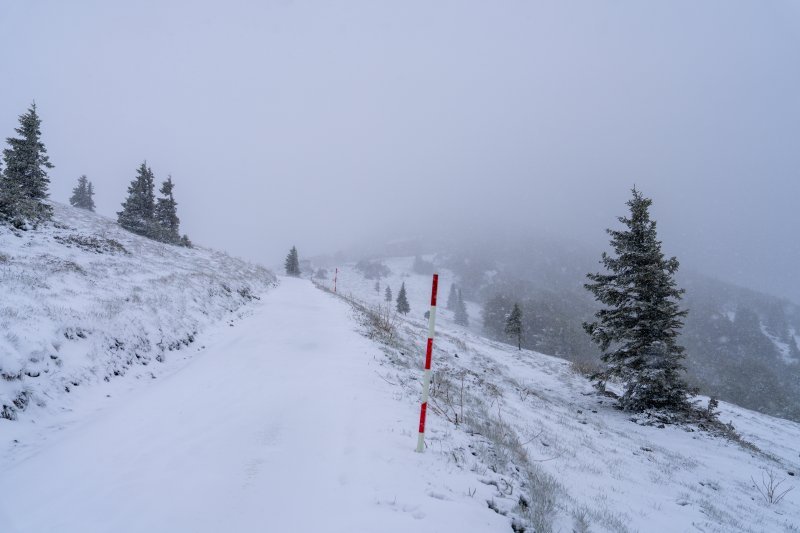 Snijeg pao u Nacionalnom parku Sjeverni Velebit
