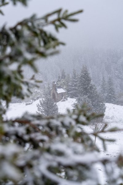 Snijeg pao u Nacionalnom parku Sjeverni Velebit