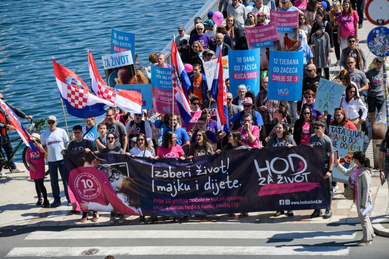 Hod za život, obitelj i Hrvatsku održan u Zadru