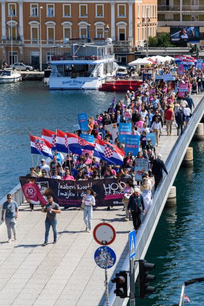 Hod za život, obitelj i Hrvatsku održan u Zadru