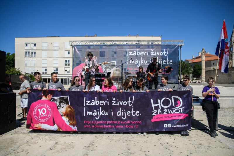Hod za život, obitelj i Hrvatsku održan u Zadru