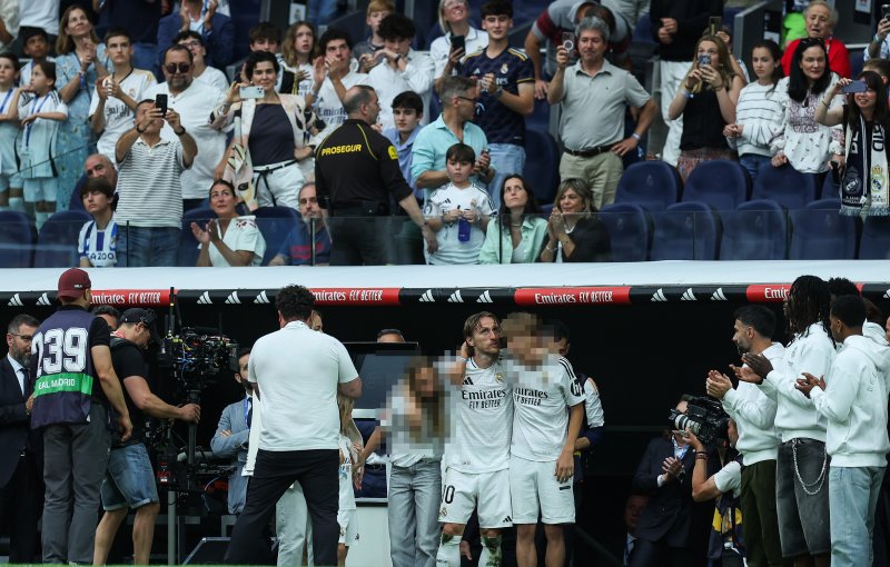 Luka Modrić s obitelji
