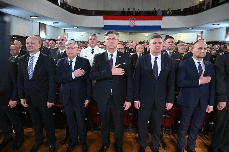 Plenković i Milanović na Danu Hrvatske vojske