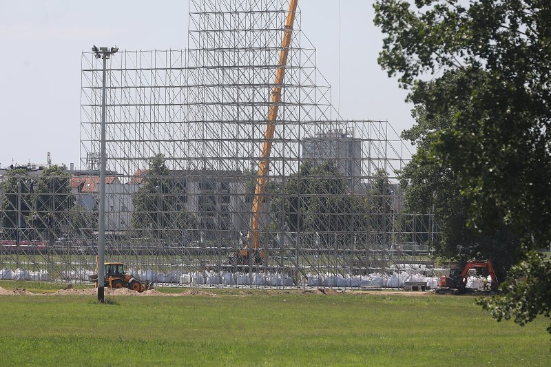 Pripreme za Thompsonov koncert na Hipodromu