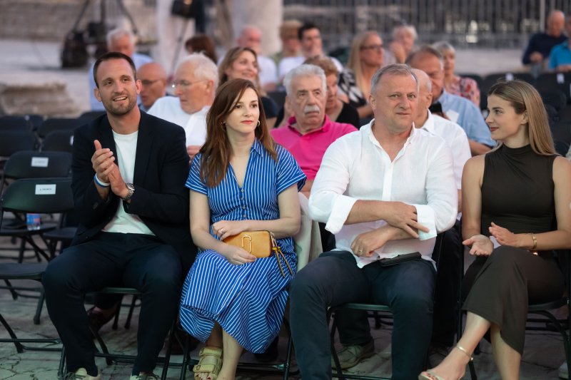 Šime Erlić sa suprugom, Branko Dukić