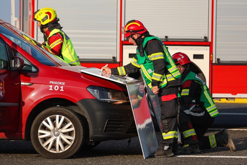 Vježba 'Sigurnost '25' na autocesti kod Sv. Helene