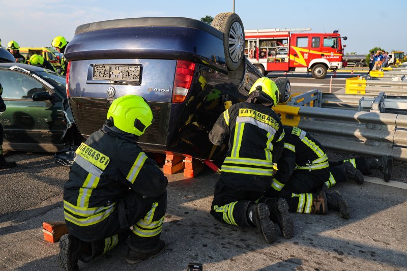Vježba 'Sigurnost '25' na autocesti kod Sv. Helene