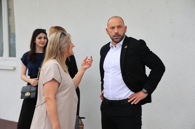 Tradicionalna utakmica nakon svečanog obilježavanja 36. obljetnice osnutka HDZ-a na terenu NK Jarun