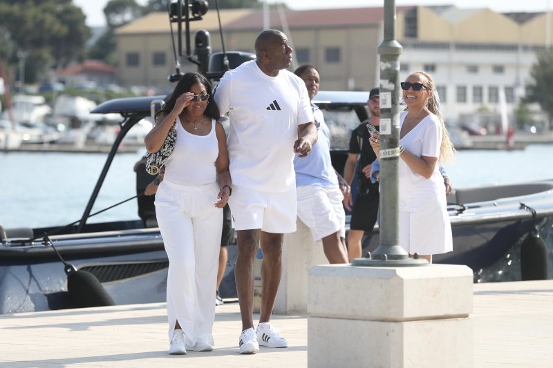 Magic Johnson s obitelji i prijateljima u Trogiru