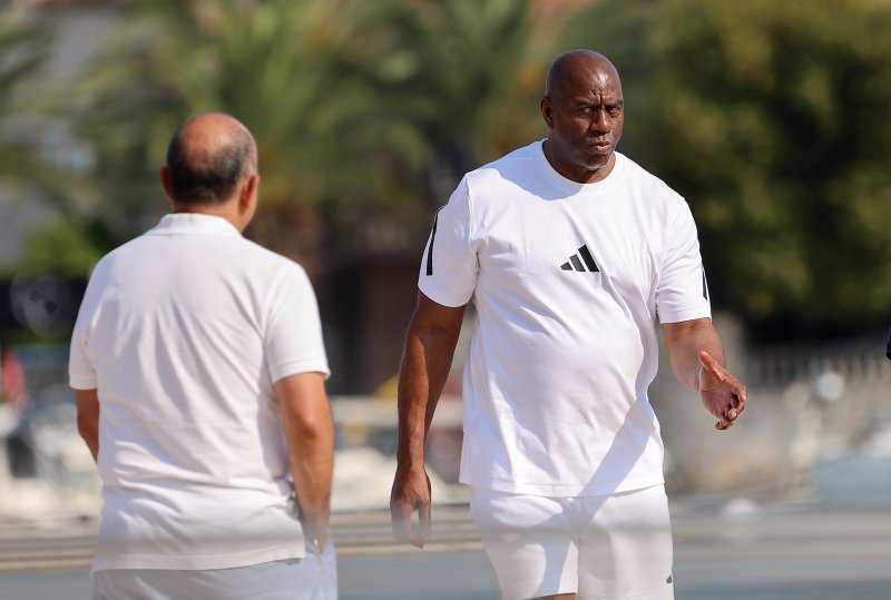 Magic Johnson s obitelji i prijateljima u Trogiru