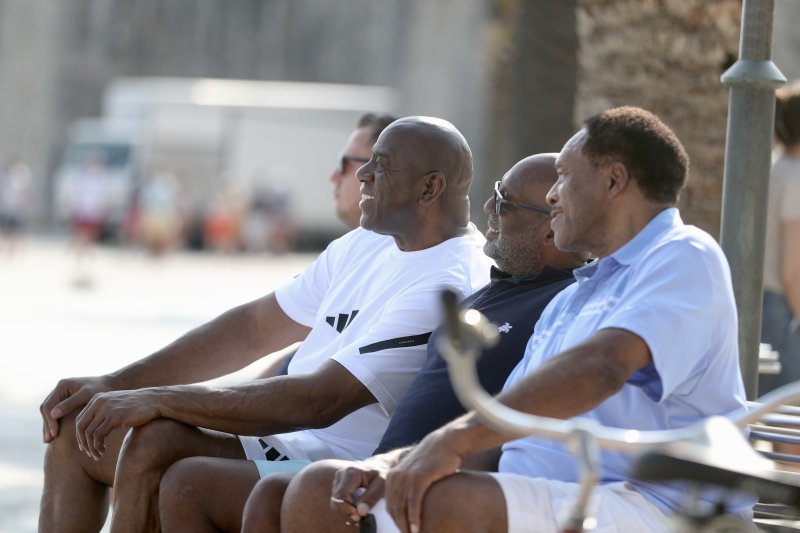 Magic Johnson s obitelji i prijateljima u Trogiru