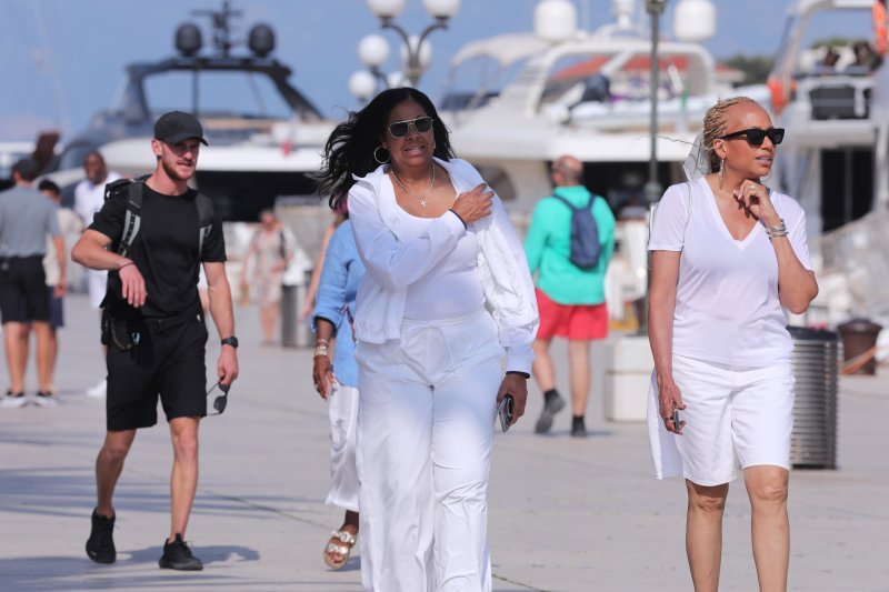 Magic Johnson s obitelji i prijateljima u Trogiru