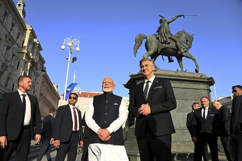 Narendra Modi i Andrej Plenković prošetali Zagrebom