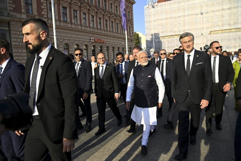 Narendra Modi i Andrej Plenković prošetali Zagrebom