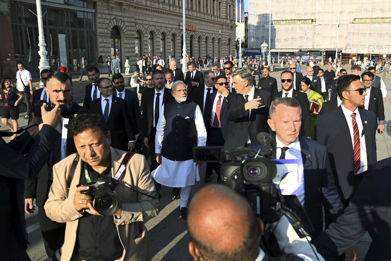 Narendra Modi i Andrej Plenković prošetali Zagrebom