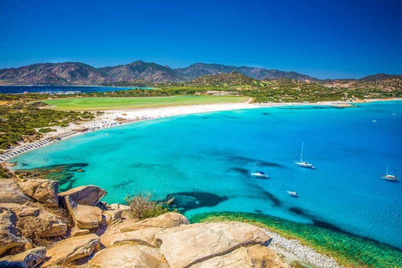 Plaža Porto Giunco, Villasimius, Sardinija